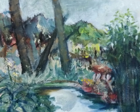 Pond In The Gardens
